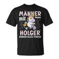 Name Holger Birthday Saying First Name Holger T-Shirt