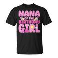 Nana Of The Birthday Girl Pig Family Party Decorations T-Shirt