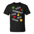 New Year's Eve Birthday New Year Outfit Wishes Lucky Charm T-Shirt