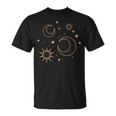 Night Star Moon Sun Sky Stars Esoteric Astrology T-Shirt