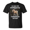 Norwegian Fjord Horse Glitter Horse Riding Fjordi T-Shirt