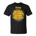Orgulloso Yerno De Un Suegro Increíble Maldito Camiseta unisex