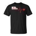 Paramedic With Emergency Service Driver Ekg T-Shirt