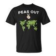 Peas Out Hip World Peace On Earth Pun Achieved World Peas Premium T-Shirt