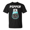 Pepper Costume Salt Pepper Matching Pair His Her T-Shirt