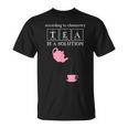 Pink Teapot And Cup TEA Chemistry Solution T-Shirt