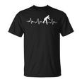 Pitcher Heartbeat Baseball T-Shirt T-Shirt