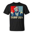 Pro Trump 2024 I'll Be Back Póster De Partidarios Republicanos Camiseta unisex