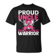 Proud Uncle Warrior Breast Cancer Awareness T-Shirt