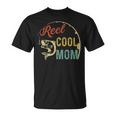 Reel Cool Mom Mama Mommy Fishing Fathers Day Vintage Tees T-Shirt