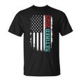 Retired 2025 Us American Flag For Retirement And Pensioner T-Shirt