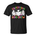 Retro Cafeteria Boo Crew Cafeteria Worker Halloween Costumes T-Shirt