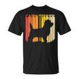 Retro Cairn Terrier Dog Feliz Navidad Regalo Camiseta unisex