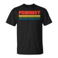 Retro Feminist 70S Style Feminism S T-Shirt