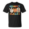 Retro Groovy Lala Grandma Hippie Family Matching T-Shirt