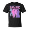 Retro Taylor First Name Personalized Birthday Girl Party T-Shirt