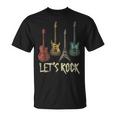 Lets Rock N Roll Guitar Retro Women's T-Shirt