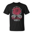 Rock Queenibes Guitarraintage Rose Rock Music Camiseta unisex