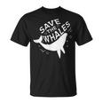 Salvar A Las Ballenas Camiseta unisex