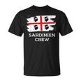 Sardinia Crew Sardinia Flag Italy Holiday T-Shirt