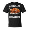 Scottish Highland Cow Official Sleep Nightdress T-Shirt