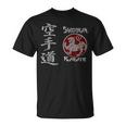 Shotokan Karate Tiger Logo Artes Marciales Camiseta unisex