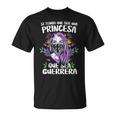 Si Tengo Que Ser Una Princesa Que Sea Guerrera 8 Marzo Cuello Camiseta unisex