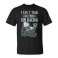 Sim Racing Equipos Simulación De Carreras Carreras En Línea Camiseta unisex