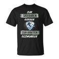 Ski For Skiing Born To Work Forced Skiers T-Shirt