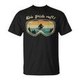 Skifahrer Herrenintage Skifahren Skifahrer Geschenk T-Shirt