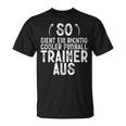 So Sieht Ein Richtig Football Trainer Football T-Shirt