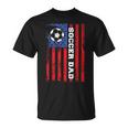 Soccer Dad Usa Flag All American Fathers T-Shirt