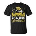 Super Proud Mom Of 2025 Graduate Family College Mother Heart T-Shirt