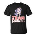 Team Einhorn Lustiges Familie Damen Herren Kinder T-Shirt