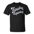 Team SCUBA SQUAD Diving Ocean Dive School Instructor Crew T-Shirt