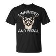 Unhinged Raccoon Vintage T-Shirt - Wild Style for Fun Fans