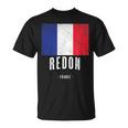 Ville De Redon France Fr Drapeau Français T-Shirt