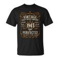 Vintage 1945 80Th Birthday 80 Year Old For Women Camiseta unisex
