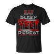 Vintage Jey First Name Saying Eat Sleep Yeet Repeat Apparel T-Shirt