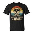 Vintage Wheaten Terrier Mom Dog Lovers Mother's Day T-Shirt
