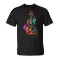 Violin Colourfuliolin Foriolinists T-Shirt