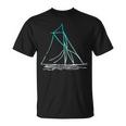Voile Cadeau Pour Navigateuroilier Skipper Bateau T-Shirt