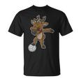Volleyball Dabbing Reindeer Christmas Knit Pattern Dab Premium T-Shirt