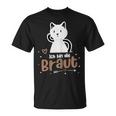 Women's Bridal Hen Night Cat Wedding T-Shirt