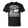 With Wooden Back With Back Horses T-Shirt