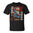 Year Of The Snake 2025 Zodiac Chinese New Year 2025 T-Shirt