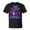 Yeet Eat Sleep Yeet Repeat Saying Kid T-Shirt