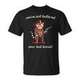 You've Just Buttered Your Last Biscuit Western Cat Cowboy T-Shirt