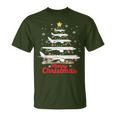 Aeroplane Christmas Tree Merry Christmas Most Likely Pilot T-Shirt