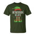 Caregiver Elf Outfit Christmas Family Elf Christmas T-Shirt